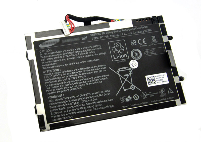 Original 63Whr 8 Zellen Akku Dell Alienware M11x R2