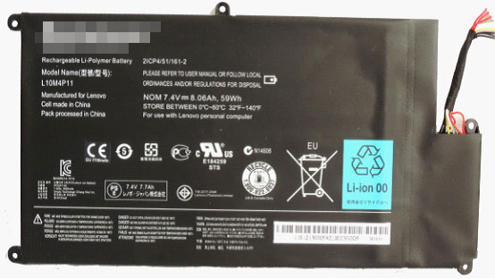 Original 8.06Ah 6 Zellen Akku Lenovo IdeaPad U410