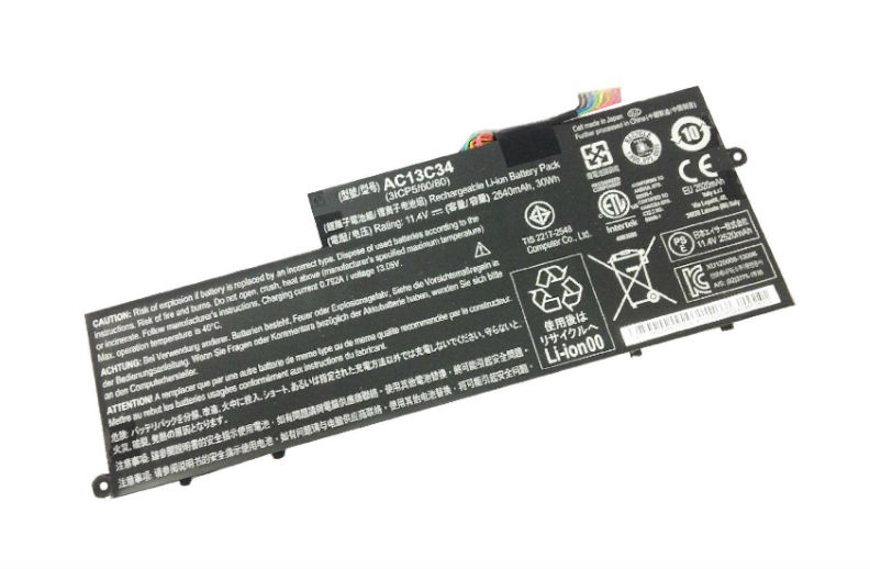 Original 4 Zellen 30Whr 2640mAh Akku Acer Aspire V5-122P-61454G50NSS