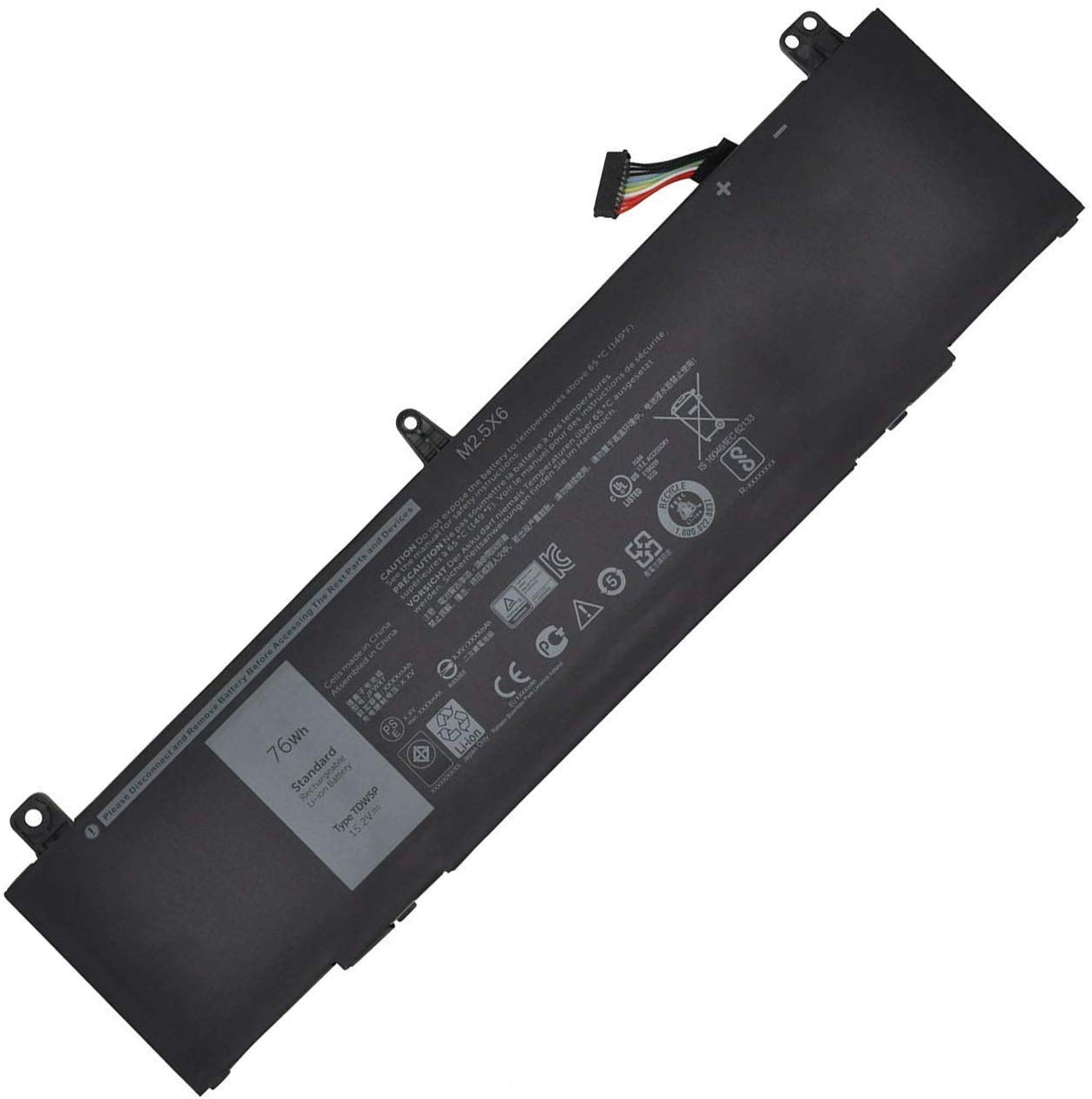 Original Dell Alienware 13 R3 Akku 76Wh 5000mAh