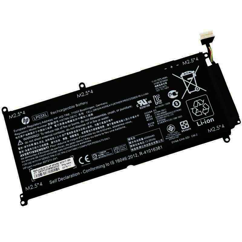 Original HP LP03XL Akku 48Wh 4050mAh