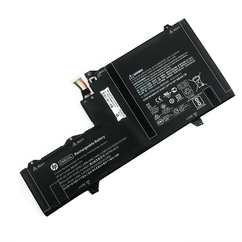 Original HP OM03XL Akku 57Wh 4935mAh