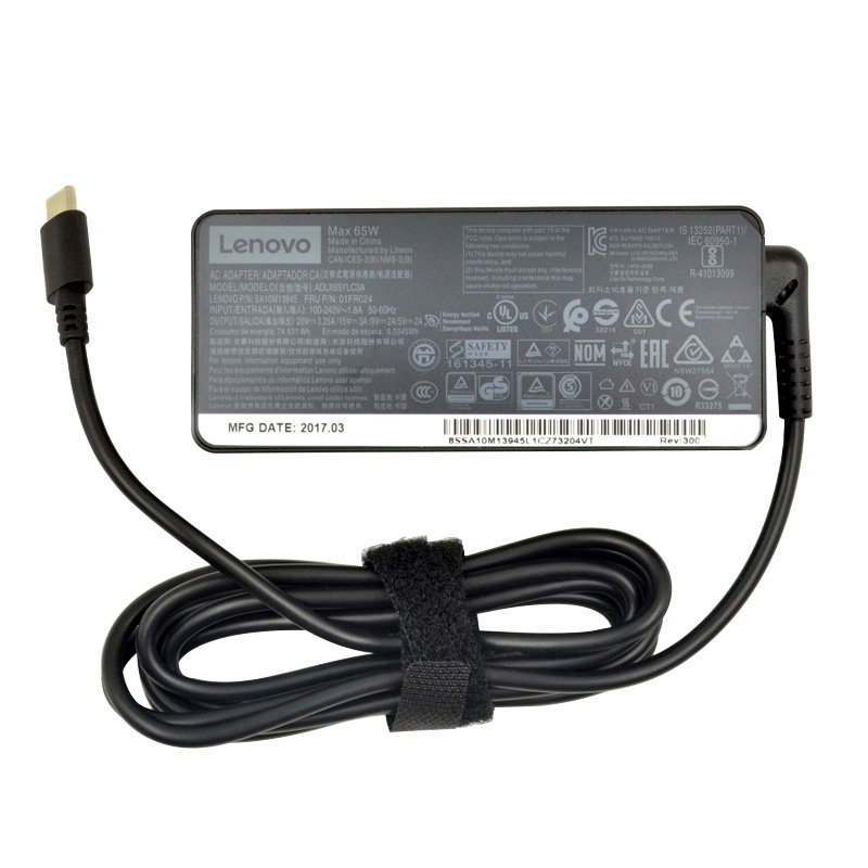 65W USB-C Lenovo ThinkPad E590 20NB 20NC Netzteil Ladegerät