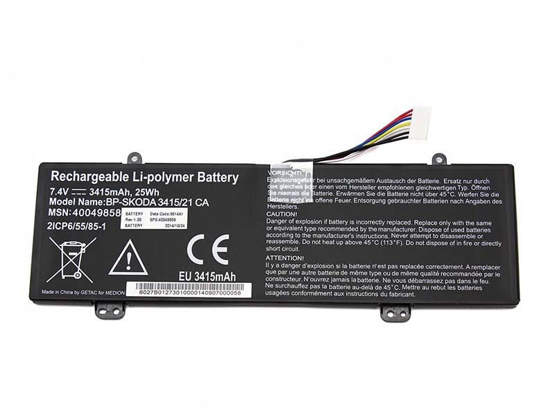 Original Medion BP-SKODA Akku 25Wh 3415mAh