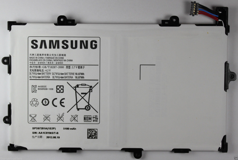 Original 5100mAh Akku Samsung P6800 GT-P6800